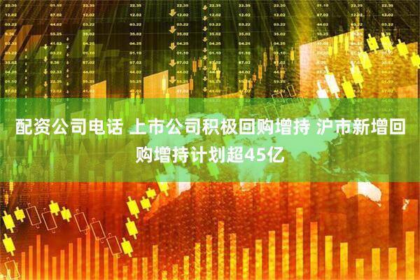配资公司电话 上市公司积极回购增持 沪市新增回购增持计划超45亿