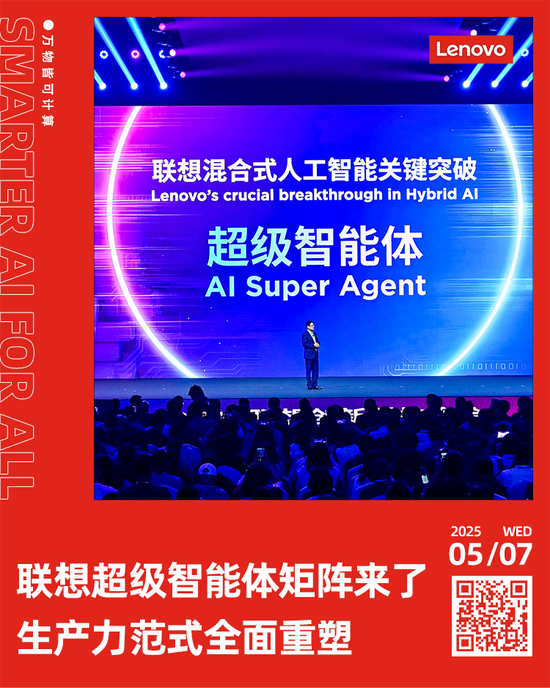 炒股配资门户 生产力范式全面重塑，联想超级智能体矩阵来了